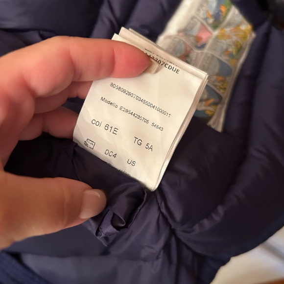 Moncler sz 5A blue warm down jacket. - Picture 9 of 10